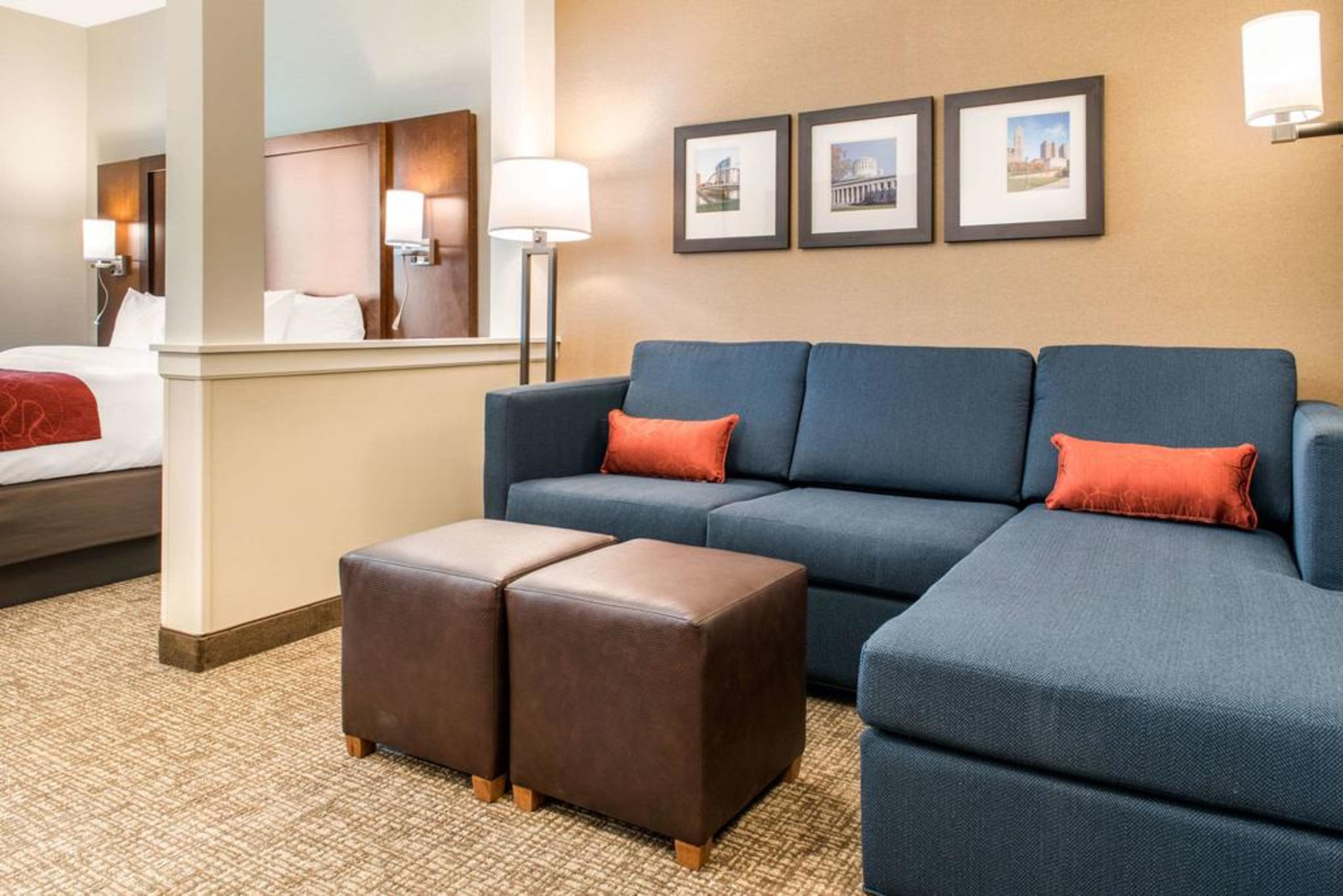 Comfort Suites Columbus Airport Bagian luar foto